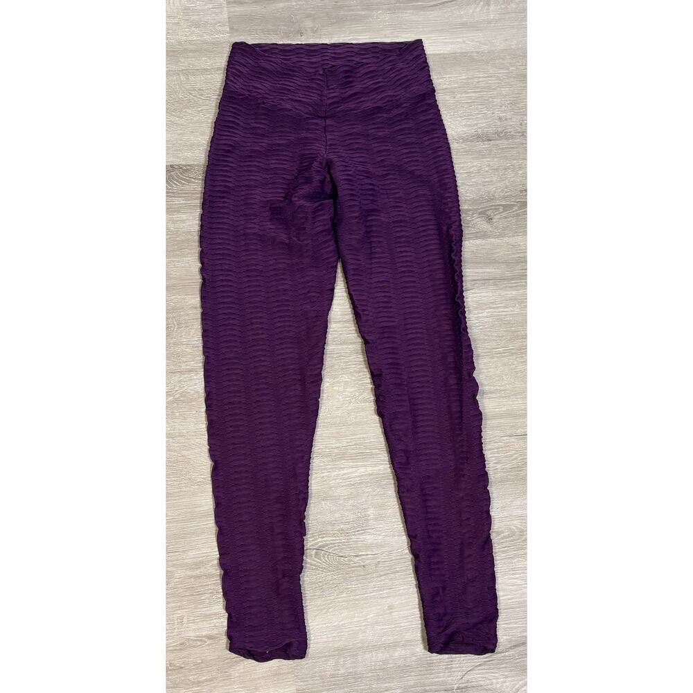 Booty By BraBants Croco Leggings in Purple Sz L-19